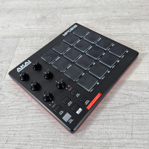 Vist Large View of Product Image Which is Used Akai Professional MPD218 - 16-pad USB MIDI Pad Controller