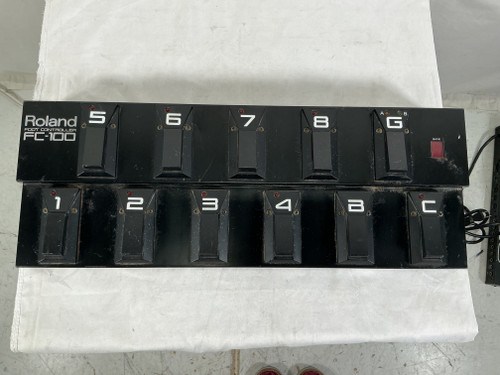 Vist Large View of Product Image Which is Used Roland FC-100 FOOT CONTROLLER Keyboard Pedal