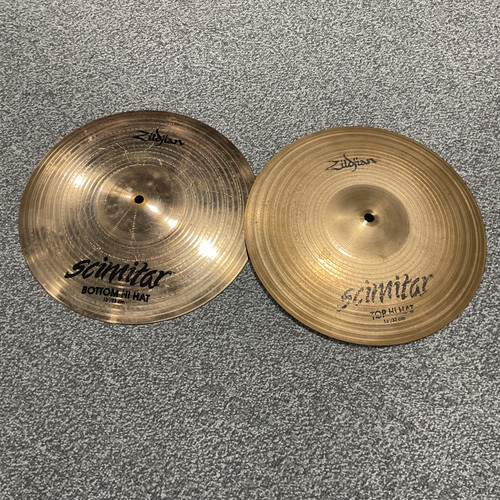 Vist Large View of Product Image Which is Used ZILDJIAN SCIMITAR 13 INCH Hi Hat Cymbals