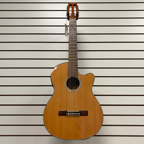 Vist Large View of Product Image Which is Used Dean CCE CLASSICAL Solid Top Acoustic Guitar Natural