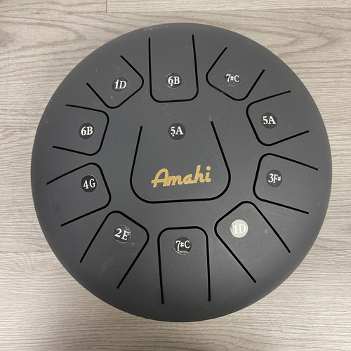 Vist Large View of Product Image Which is Used - 12IN AMAHI TONGUE DRUM W/ BAG