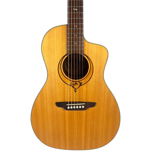 Vist Large View of Product Image Which is Used Luna Heartsong Parlor Acoustic Guitar