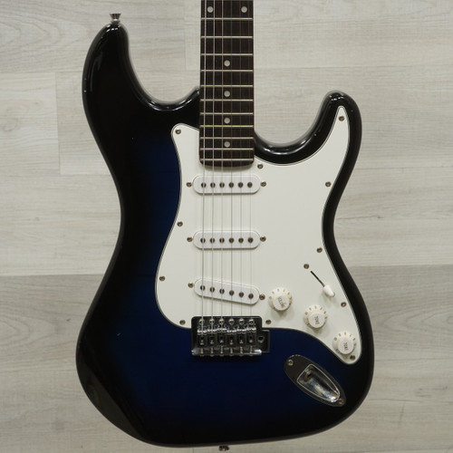Vist Large View of Product Image Which is Used Best Choice Products Electric Guitar Blue