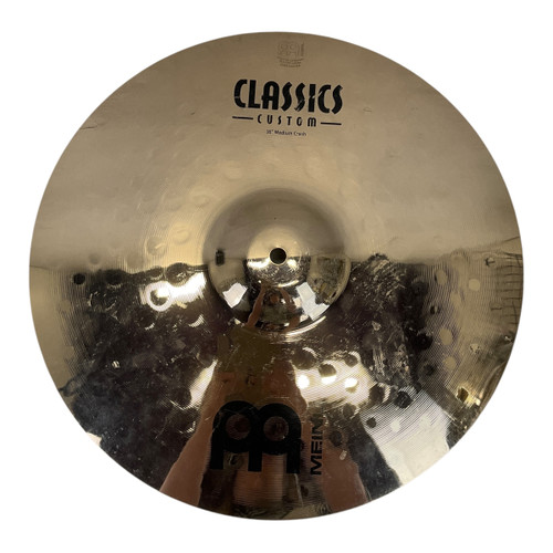 Vist Large View of Product Image Which is Used Meinl Classic Custom Medium Crash Cymbal 16"