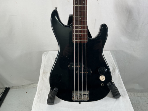 Vist Large View of Product Image Which is Used Gremlin SHORT SCALE 4 STRING Vintage P Type Bass Guitar Black 4-String