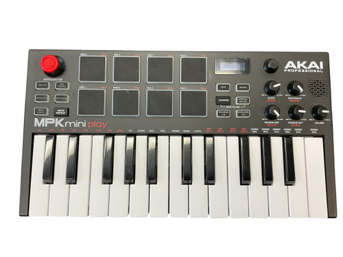 Vist Large View of Product Image Which is Used Akai MPK MINI PLAY Compact Controller Compact