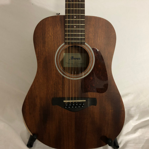 Vist Large View of Product Image Which is Used Ibanez AW5412JR-OPN Solid Top Acoustic Guitar Wood