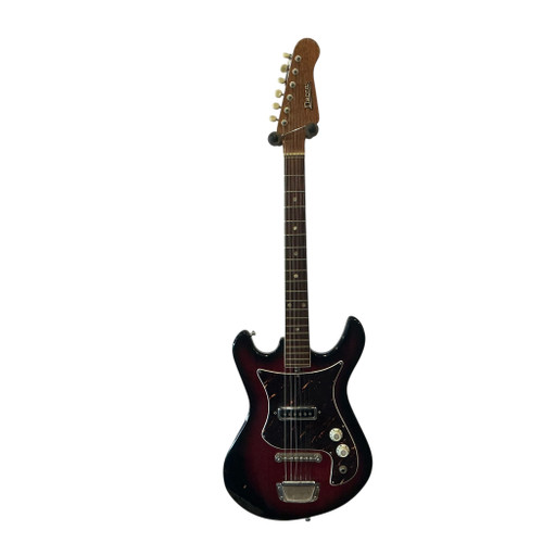 Vist Large View of Product Image Which is Used Decca ELECTRIC GUITAR Vintage S Type Electric Guitar Red 6-String