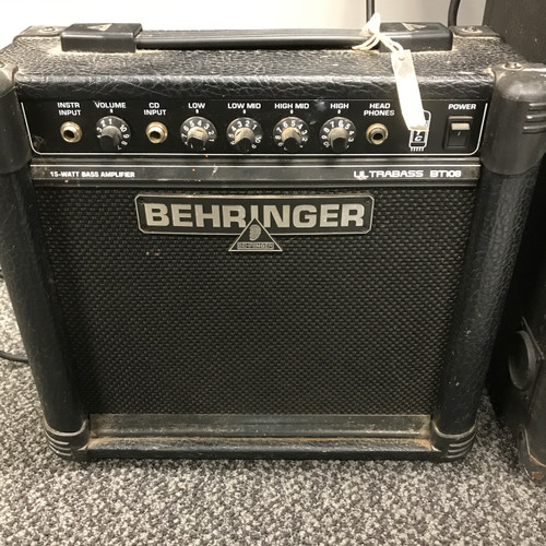 Vist Large View of Product Image Which is Used Behringer ULTRABASS BT-108 1 x 10 Bass Combo Amplifier 1 x 10