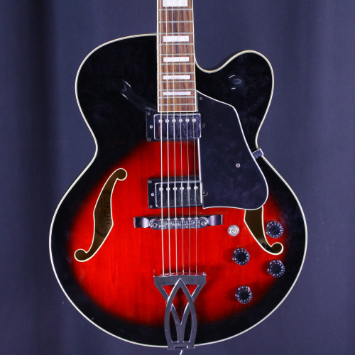 Vist Large View of Product Image Which is Used Ibanez ARTCORE AF-75-TRS SEMIHOLLOW Semi-Hollow Electric Guitar Red 6-String