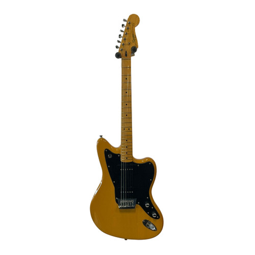 Vist Large View of Product Image Which is Used Squier JAZZMASTER Offset Double Cutaway Electric Guitar Yellow 6-String