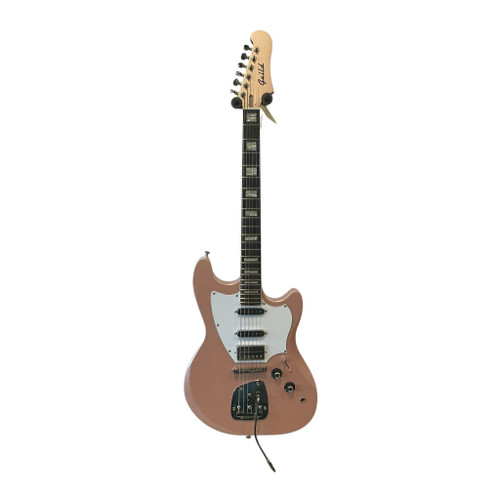 Vist Large View of Product Image Which is Used Guild SURFLINER Offset Double Cutaway Electric Guitar Pink 6-String