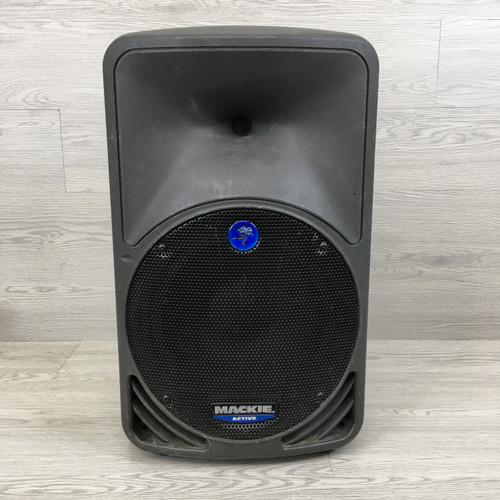 Vist Large View of Product Image Which is Used Mackie SRM350 POWERED SINGLE SPEAKER Powered Full Range Speaker Cabinet
