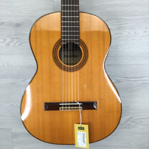 Vist Large View of Product Image Which is Used AQUARIUS 879 MIJ CLASSICAL Vintage Laminate Top Acoustic Guitar Wood