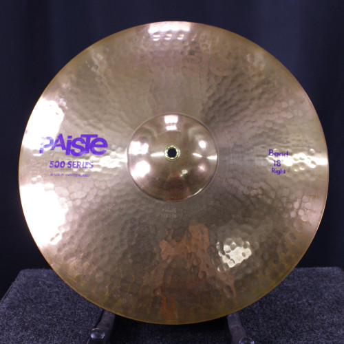 Vist Large View of Product Image Which is Used Paiste 18 500 SERIES BAND CYMBAL RIGHT Crash Cymbal 18"