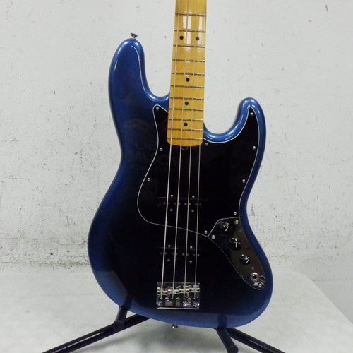 Vist Large View of Product Image Which is Used Fender 2021 american Pro II J Type Bass Guitar Blue 4-String