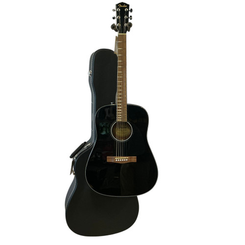 Vist Large View of Product Image Which is Used Fender CD-60 DREAD Laminate Top Acoustic Guitar Black