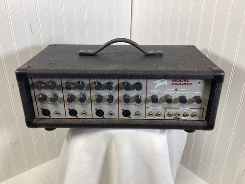 Vist Large View of Product Image Which is Used TOSH PA4250 250 WT 4 CHANNEL Powered Mixing Head