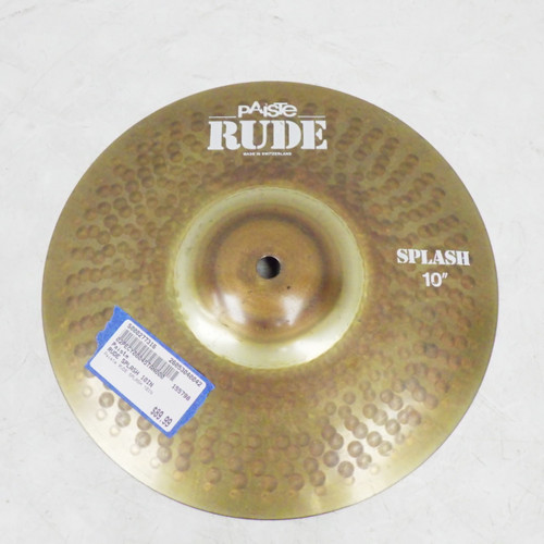 Vist Large View of Product Image Which is Used Paiste RUDE SPLASH 10IN Splash Cymbal 10"
