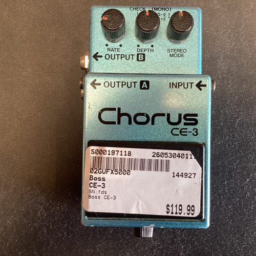 Vist Large View of Product Image Which is Used Boss CE-3 Chorus Pedal