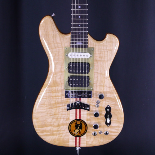 Vist Large View of Product Image Which is Used TROY POST WOLF GUITAR SG Type Electric Guitar Natural 6-String