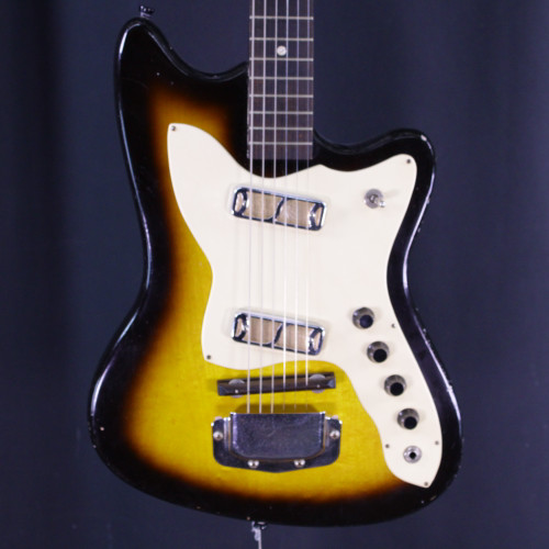 Vist Large View of Product Image Which is Used Harmony H15 BOBKAT 60S MIJ Vintage Electric Guitar Tobacco Sunburst 6-String
