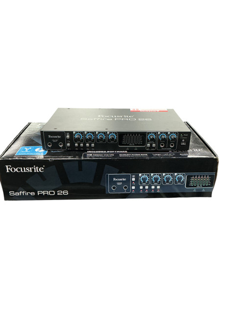 Vist Large View of Product Image Which is Used Focusrite SAFFIRE PRO 26 Computer Interface 6 A/D Recording Inputs