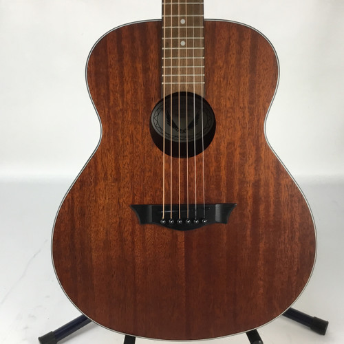 Vist Large View of Product Image Which is Used Dean AX MINI MAH Solid Top Acoustic Guitar Wood