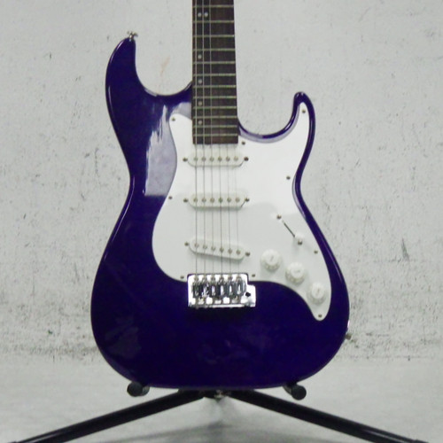 Vist Large View of Product Image Which is Used Samick Malibu Strat Type S Type Electric Guitar Blue 6-String