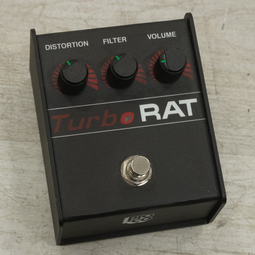 Vist Large View of Product Image Which is Used Pro Co Turbo Rat Distortion Pedal
