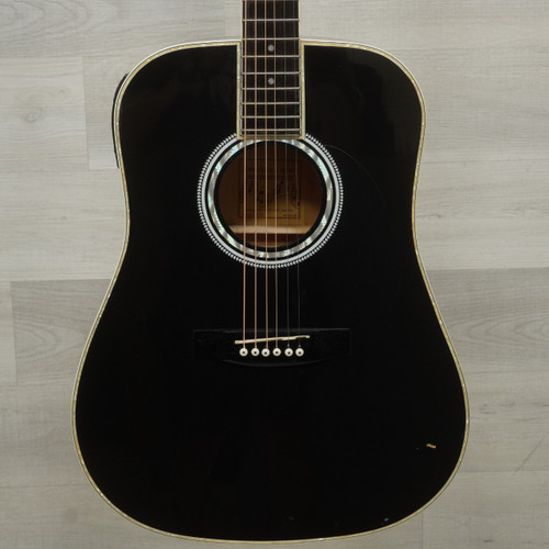 Vist Large View of Product Image Which is Used American Legacy AL-100 Laminate Top Acoustic Guitar Black
