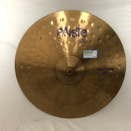 Vist Large View of Product Image Which is Used Paiste 400 POWER RIDE 20 Vintage Ride Cymbal 20"