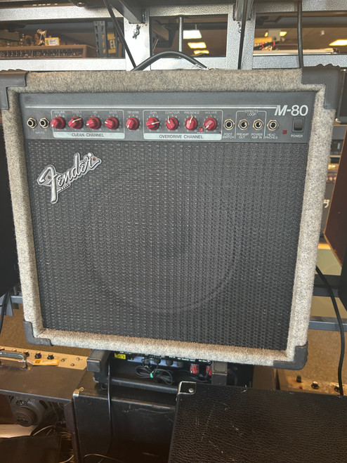 Vist Large View of Product Image Which is Used Fender M-80 Solid State Guitar Amp 1 x 12
