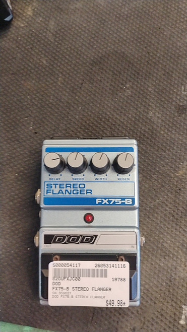 Vist Large View of Product Image Which is Used DOD FX75-B STEREO FLANGER Vintage Guitar Effects Pedal