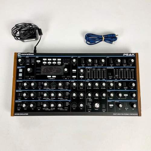 Vist Large View of Product Image Which is Used Novation Peak 8-Voice Polyphonic Desktop Synthesizer