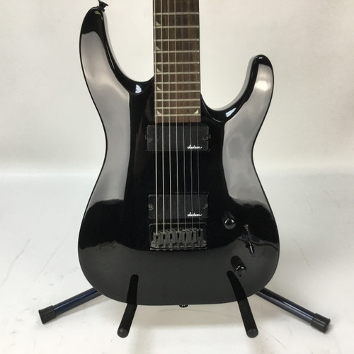 Vist Large View of Product Image Which is Used Jackson JS22-7 DINKY Modern Metal Electric Guitar Black 6-String