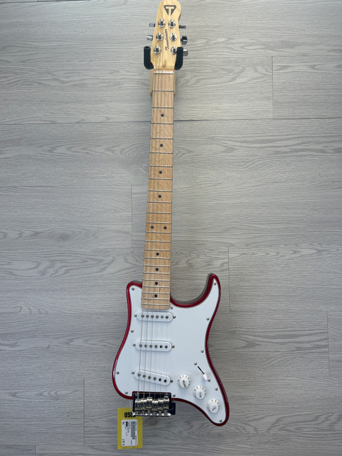 Vist Large View of Product Image Which is Used Traveler TRAVELCASTER Electric Guitar Red 6-String
