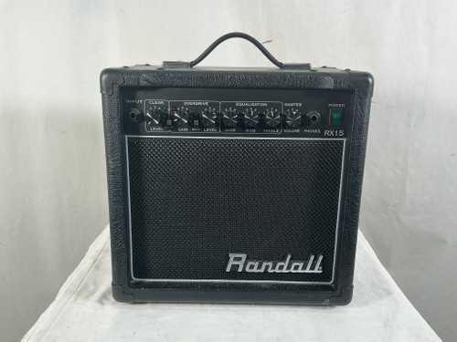 Vist Large View of Product Image Which is Used Randall RX15 Solid State Guitar Combo Amp