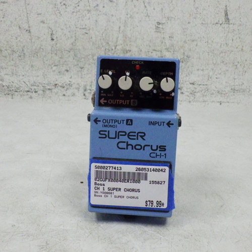 Vist Large View of Product Image Which is Used Boss CH 1 SUPER CHORUS Chorus Pedal