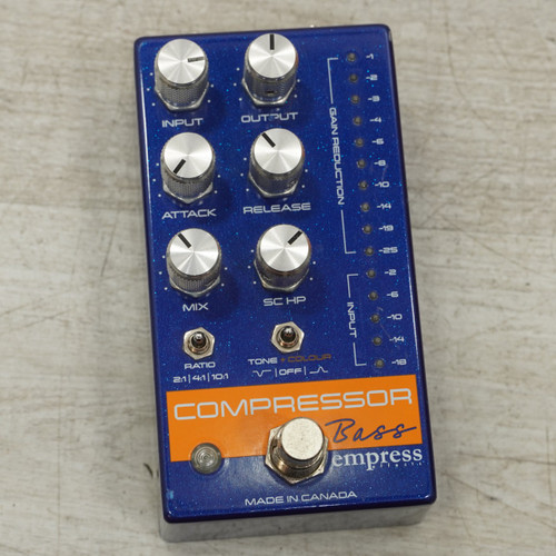 Vist Large View of Product Image Which is Used Empress Effects Compressor Bass Blue