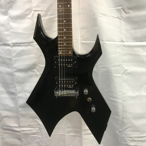 Vist Large View of Product Image Which is Used BC Rich BRONZE SERIES WARLOCK Pointy Electric Guitar Black 6-String