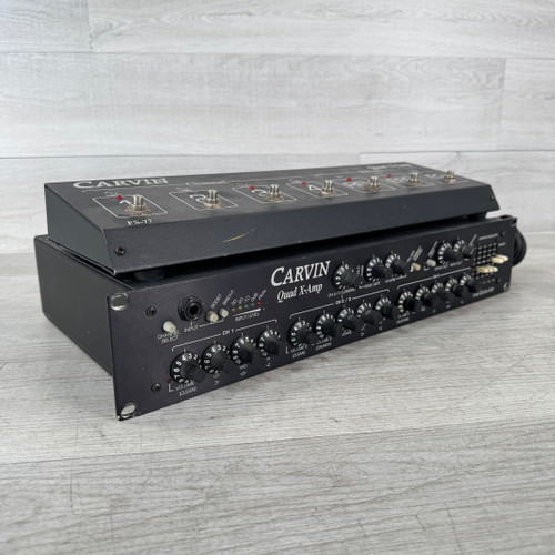 Vist Large View of Product Image Which is Used Carvin Vintage Quad X-Amp - Tube Guitar Rackmount Preamp