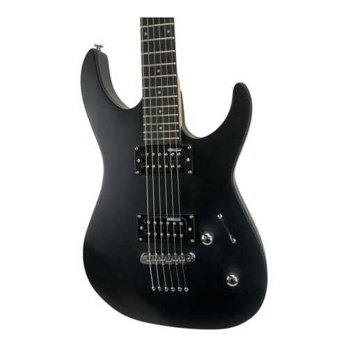 Vist Large View of Product Image Which is Used LTD M-10 Double Cut Electric Guitar Black 6-String
