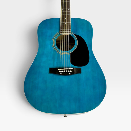 Vist Large View of Product Image Which is Used Stagg SA20D Acoustic Guitar Blue