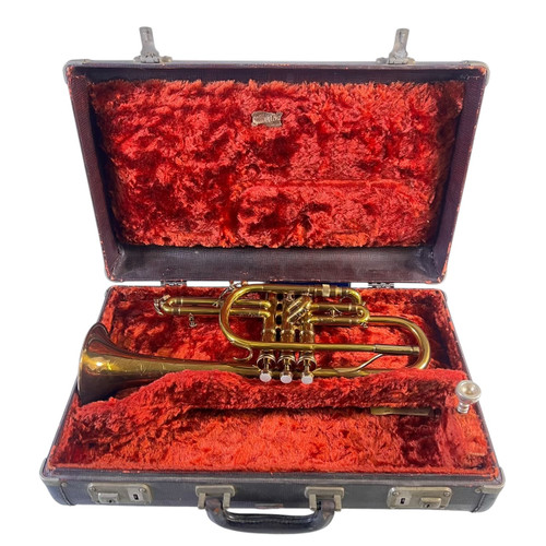 Vist Large View of Product Image Which is Used King Master Model 1065 Cornet (1940–1945)