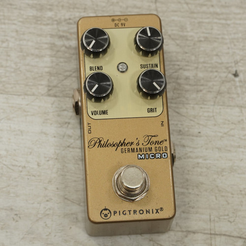 Vist Large View of Product Image Which is Used Pigtronix Philosophers Tone Mini Overdrive Pedal