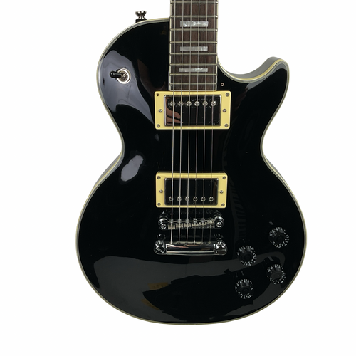 Vist Large View of Product Image Which is Used Epiphone LES PAUL CUSTOM LP Type Electric Guitar Black 6-String