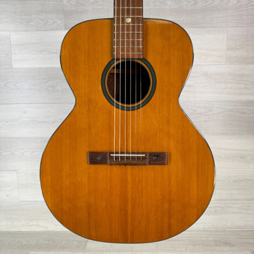 Vist Large View of Product Image Which is Used Kay Vintage Nylon String Acoustic Guitar - Natural - AS IS - Read Description