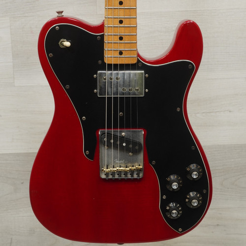 Vist Large View of Product Image Which is Used Fender Telecaster Custom 1973 Vintage Electric Guitar Red