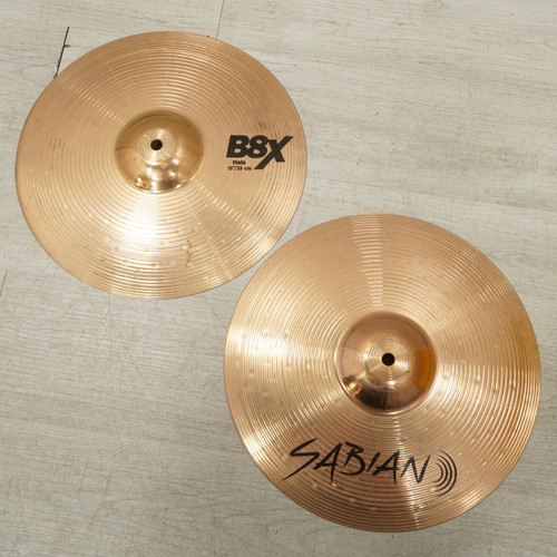 Vist Large View of Product Image Which is Used Sabian B8X Hi Hat Cymbals 13 - Inch